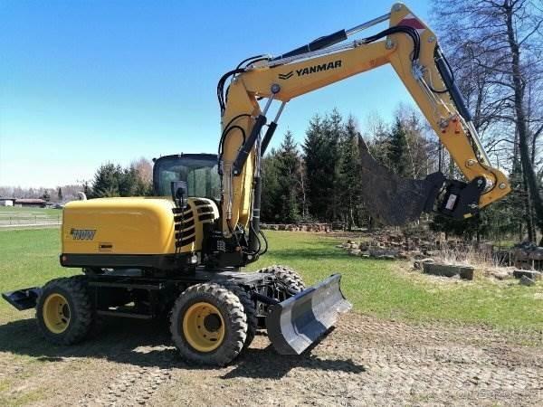 Yanmar B110 W Style Bagri na kolesih