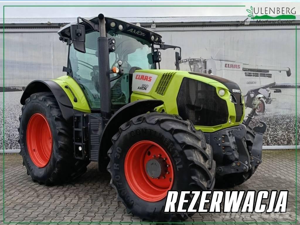 CLAAS Axion 850 CIS Traktorji