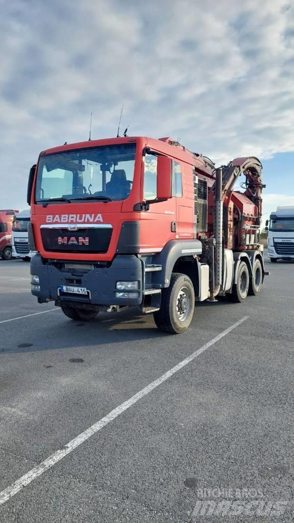 MAN TGS 26.540 6X6 Drobilci lesa