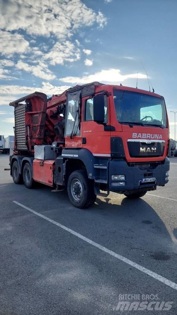 MAN TGS 26.540 6X6 Drobilci lesa