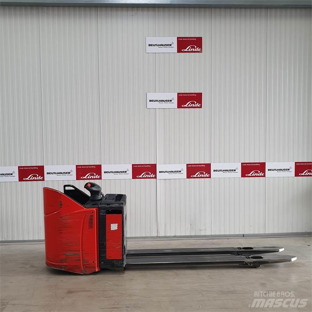 Linde T20SP-lang Električni nizko dvižni viličar