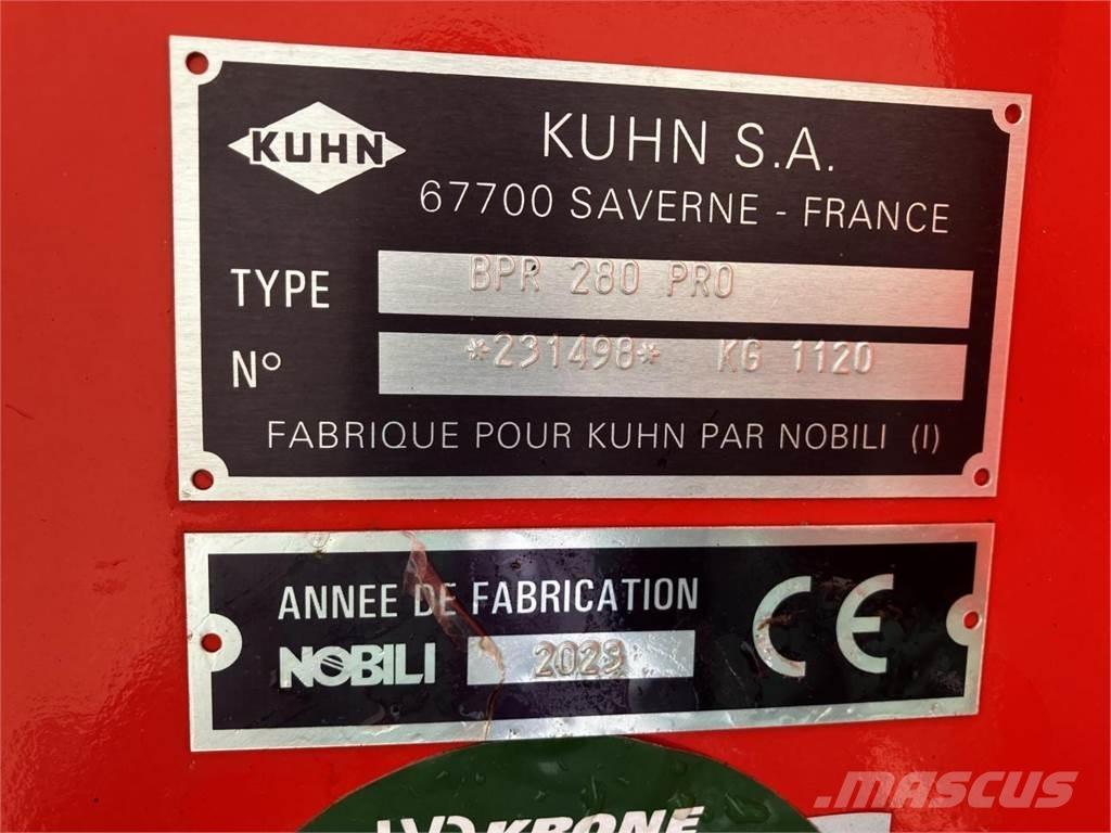 Kuhn BPR 280 Pro Kosilnice za pašnike