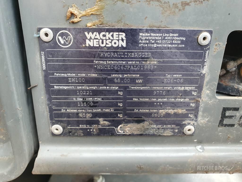 Wacker Neuson EW100 Bagri na kolesih