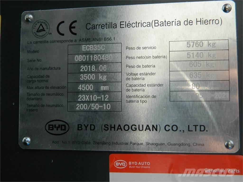 BYD ECB35C Električni viličarji
