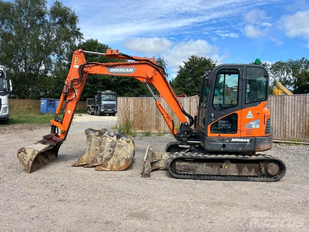 Doosan DX 63-3 Mini bagri <7t