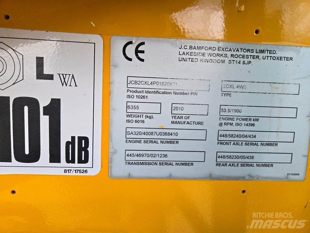 JCB 2CX Kolesni nakladalci