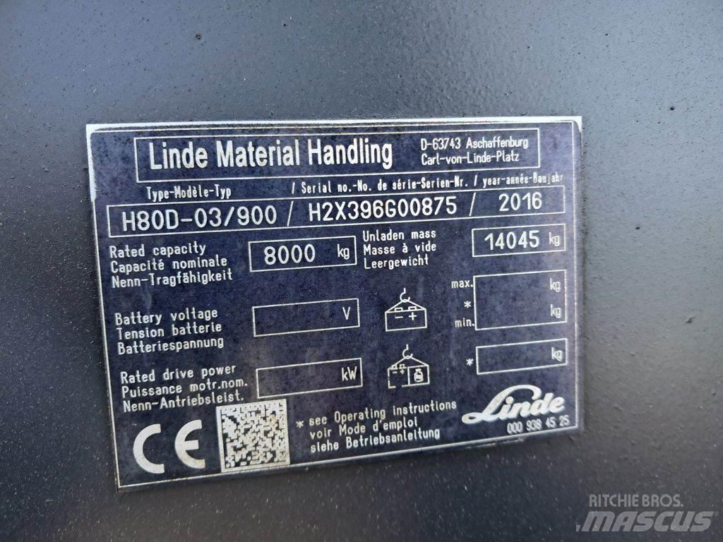 Linde H80D-03/900 Dizelski viličarji