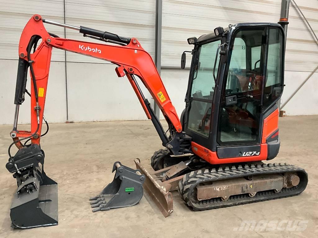 Kubota U 27-4 Mini bagri <7t