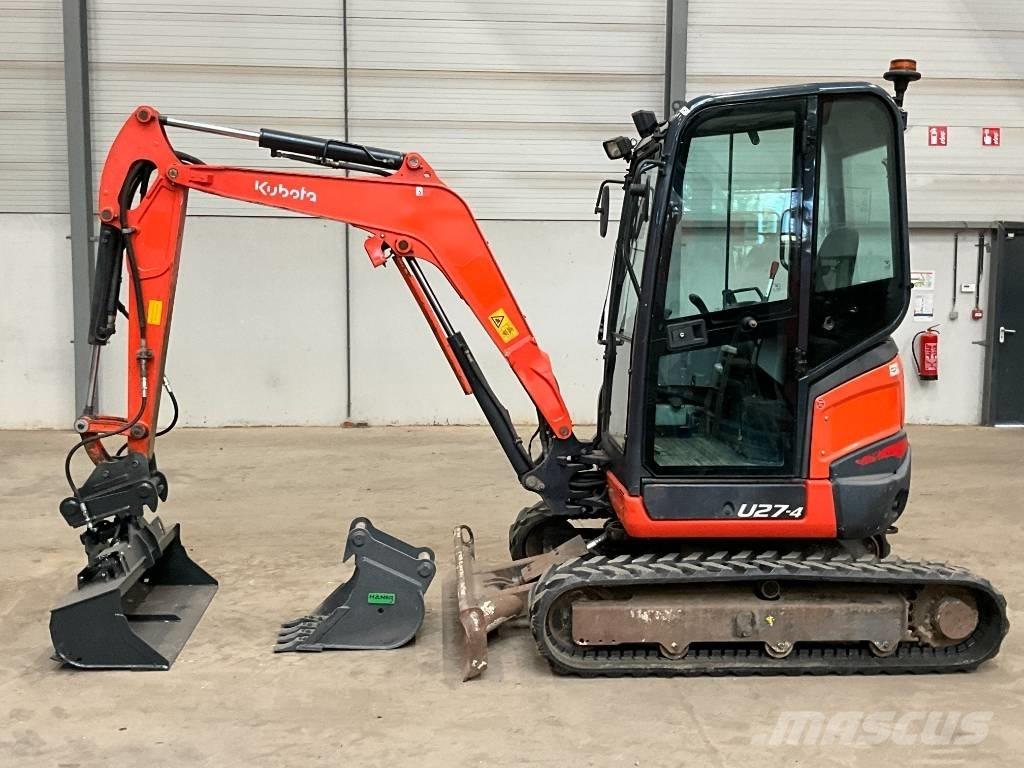 Kubota U 27-4 Mini bagri <7t