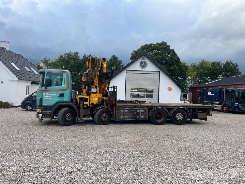 Scania 124 G 420 Tovornjaki z žerjavom