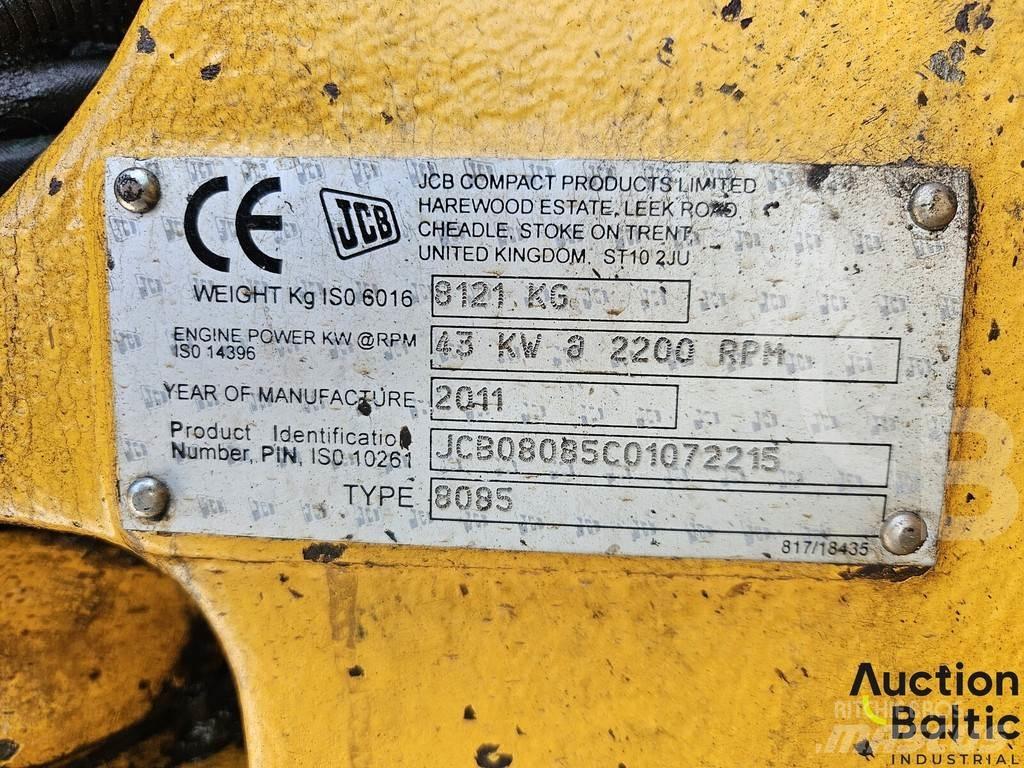 JCB 8085 Midi bagri 7t – 12t