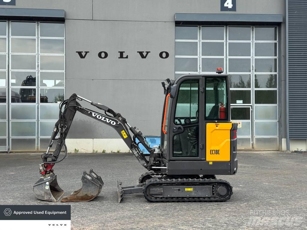 Volvo EC 18 E Mini bagri <7t