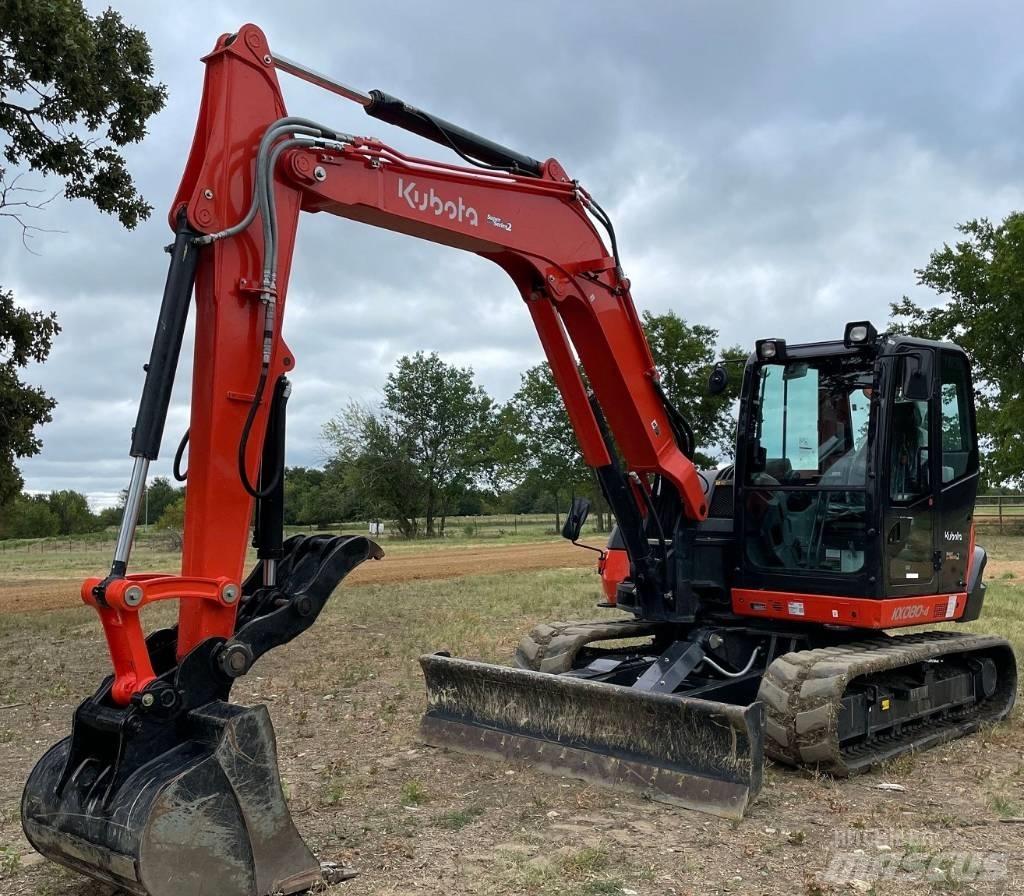 Kubota KX080-4S2 Bagri goseničarji