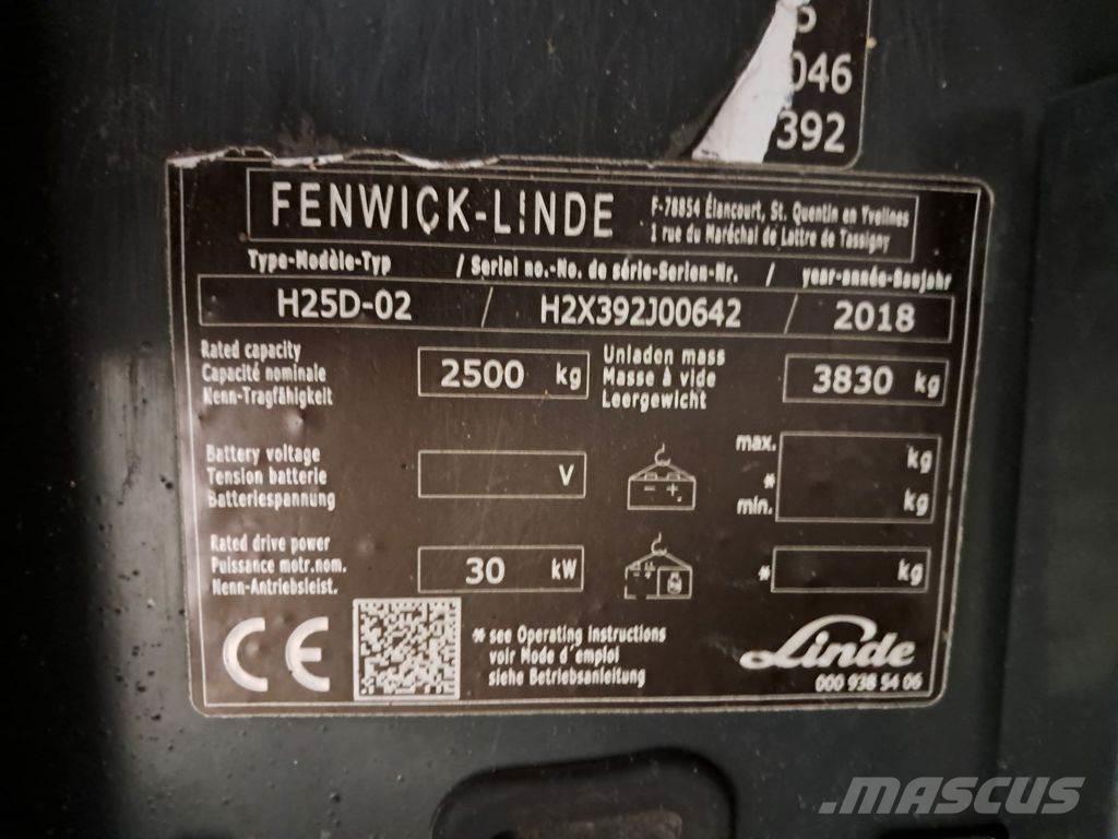 Linde H25D-02 Dizelski viličarji