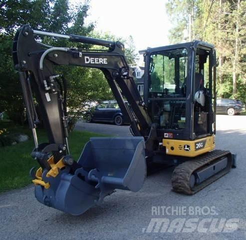 John Deere 26G Mini bagri <7t