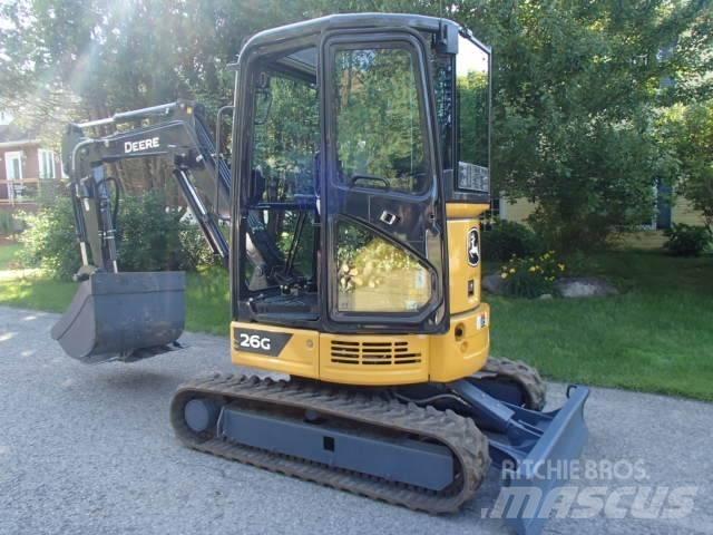John Deere 26G Mini bagri <7t