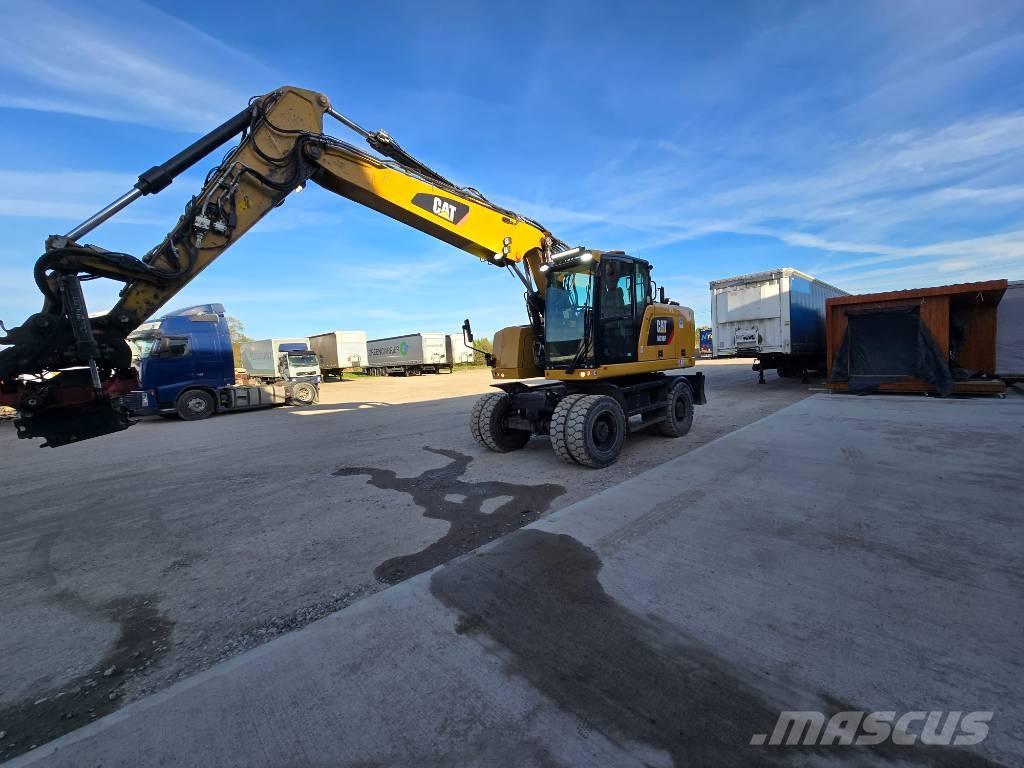 CAT M 318 F Bagri na kolesih