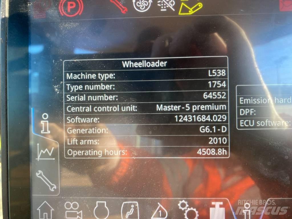 Liebherr L 538 Kolesni nakladalci