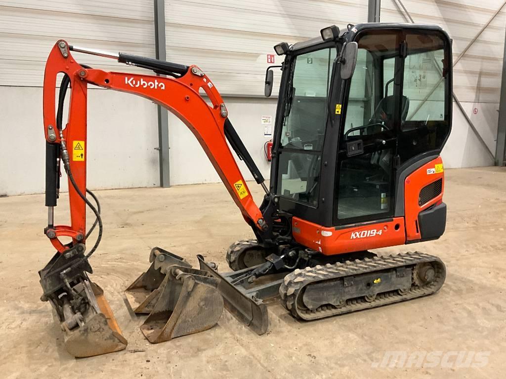 Kubota KX 019-4 Mini bagri <7t