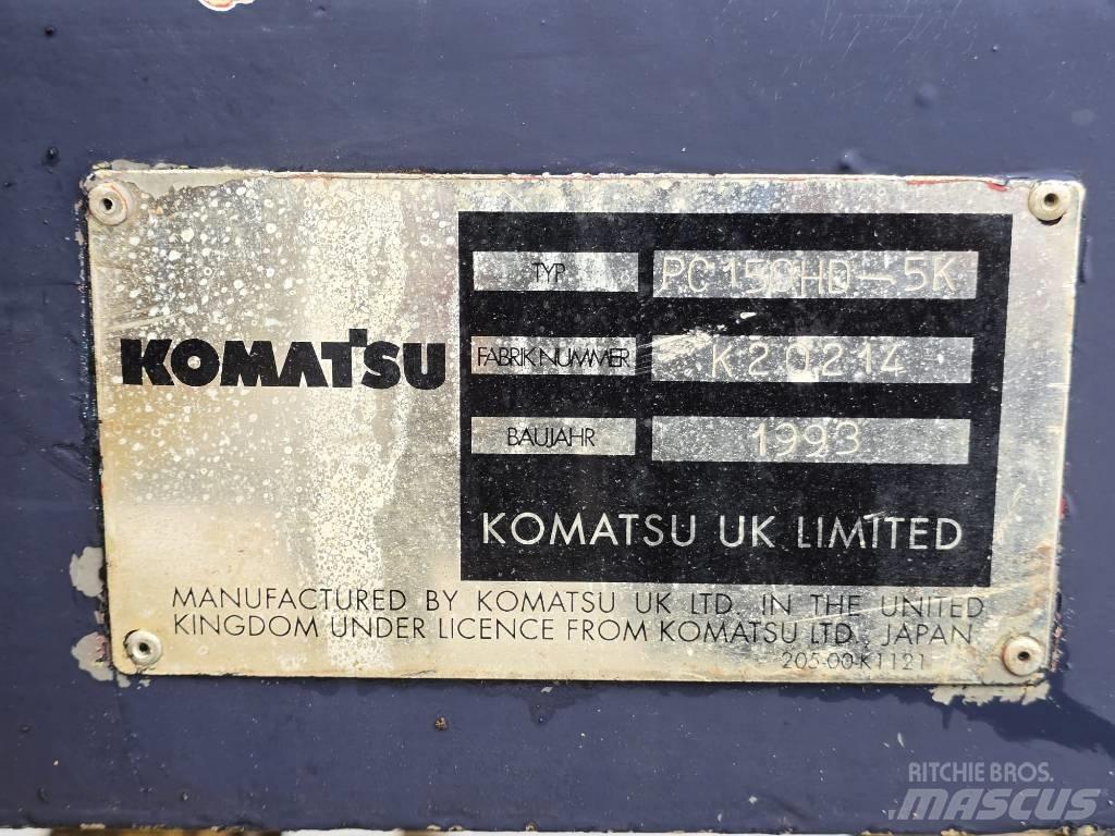 Komatsu PC 150 HD-5K Bagri goseničarji