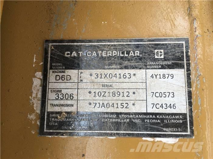 CAT D 6 D Buldožerji goseničarji