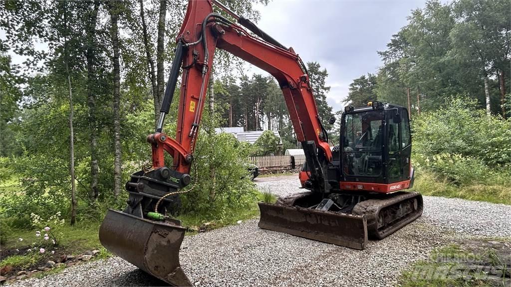 Kubota KX080 – 4a2 Mini bagri <7t