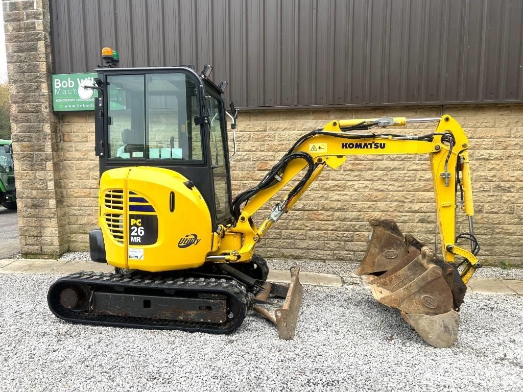 Komatsu PC 26 MR-3 Mini bagri <7t
