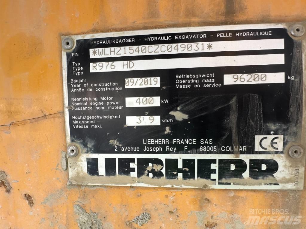 Liebherr R 976 HD Bagri goseničarji