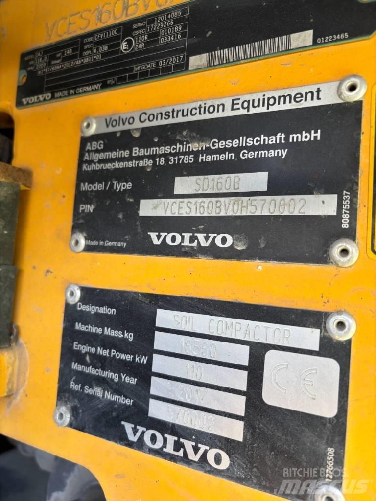 Volvo SD 160 B Enojni valjarji