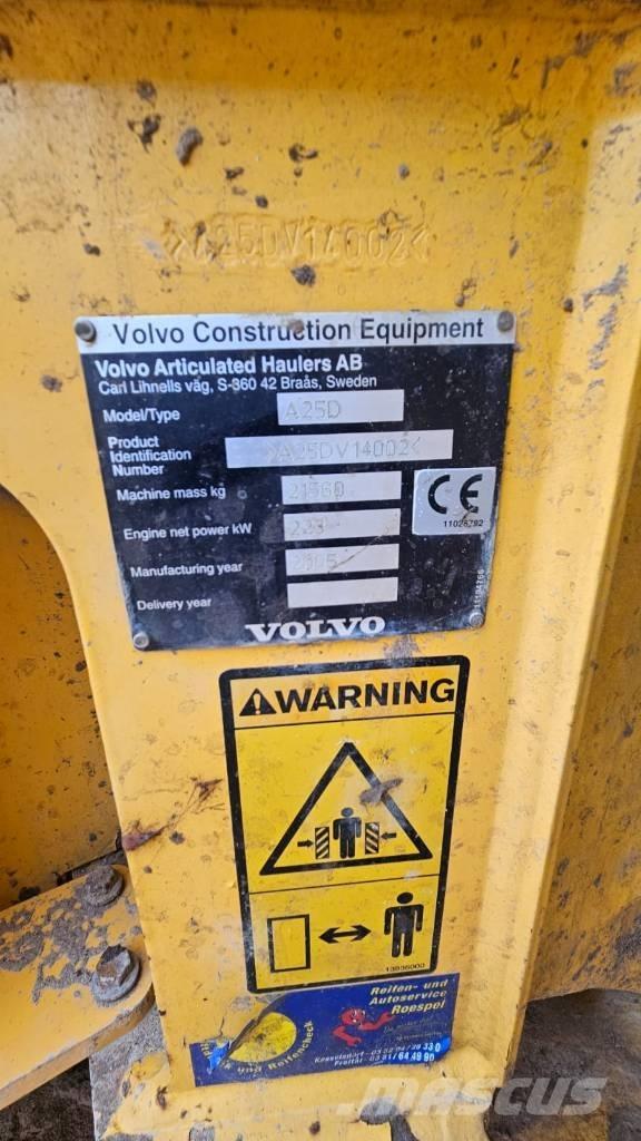 Volvo A 25 D Zglobni demperji