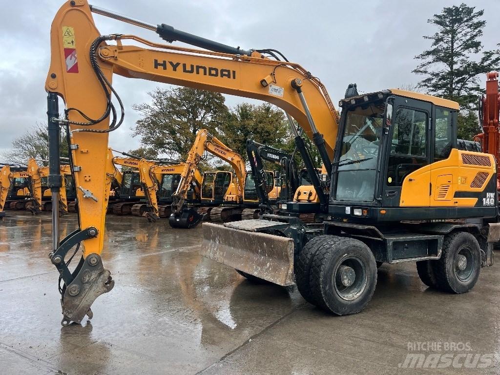 Hyundai HW140 Bagri na kolesih