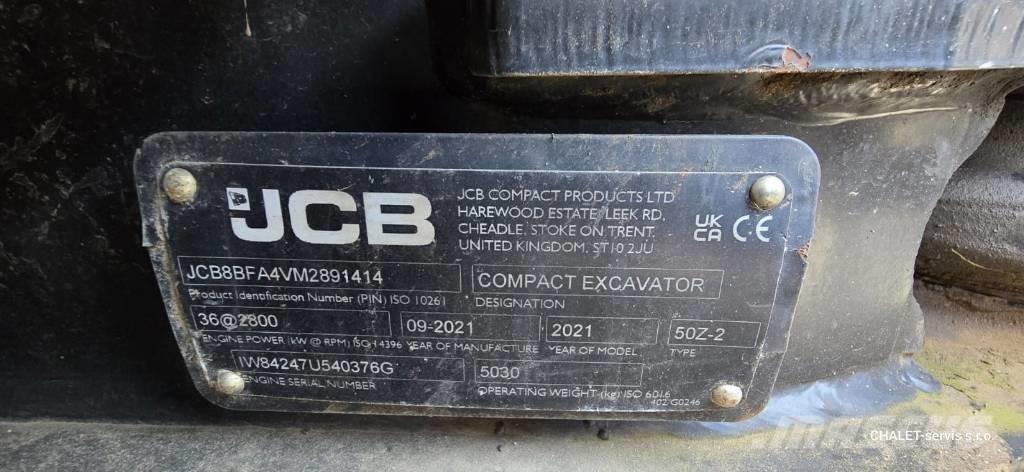 JCB 50 Z-2 Mini bagri <7t