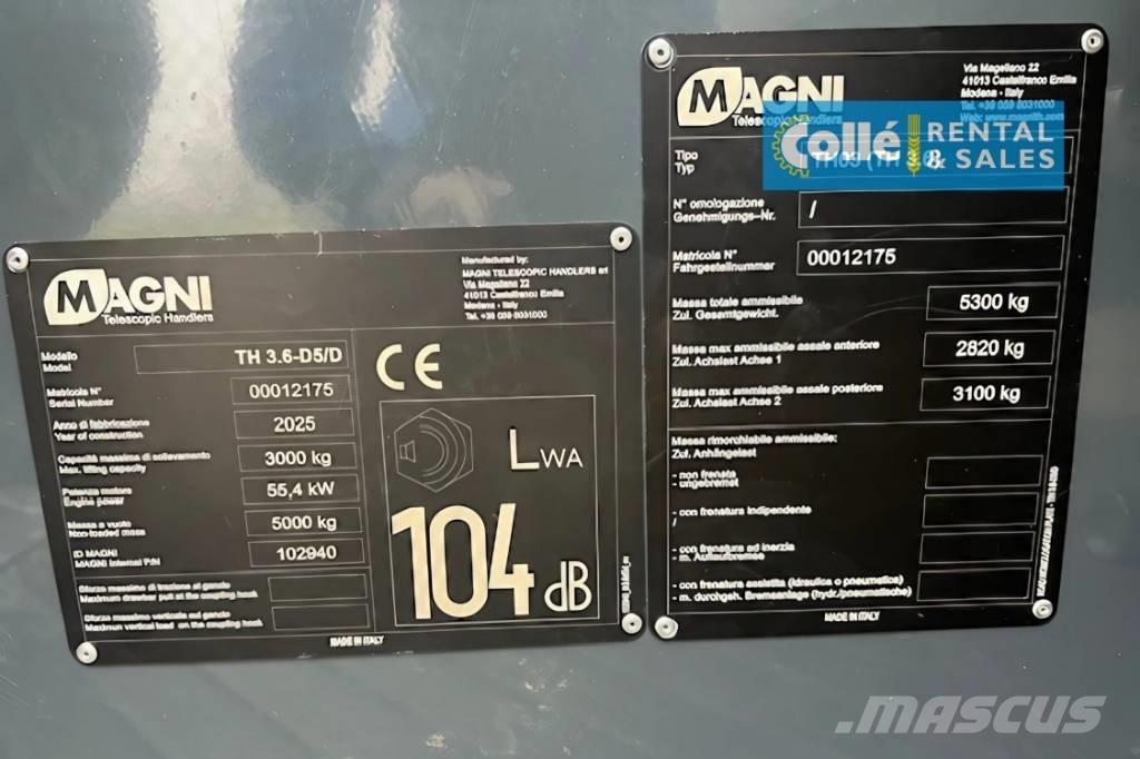 Magni TH 3.6 | 2025 Teleskopski viličarji