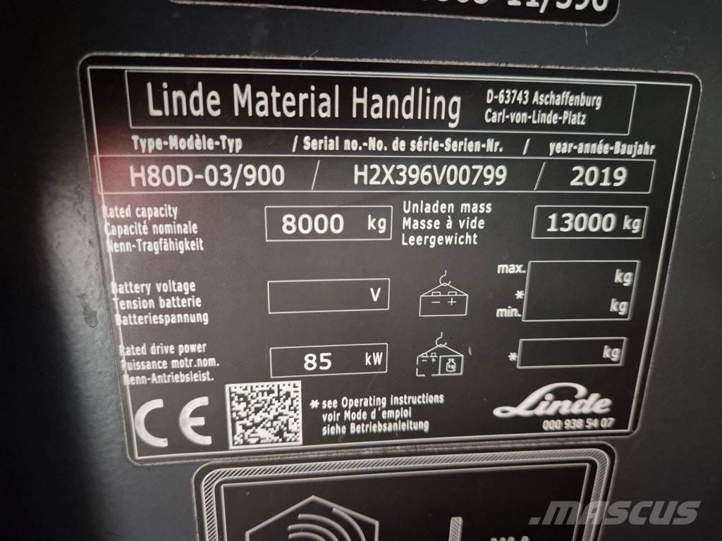 Linde H80D-03/900 Dizelski viličarji