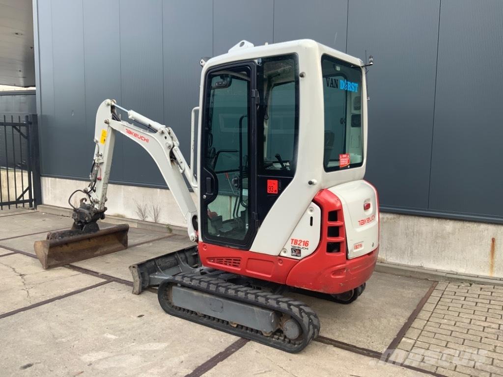 Takeuchi TB 216 Mini bagri <7t