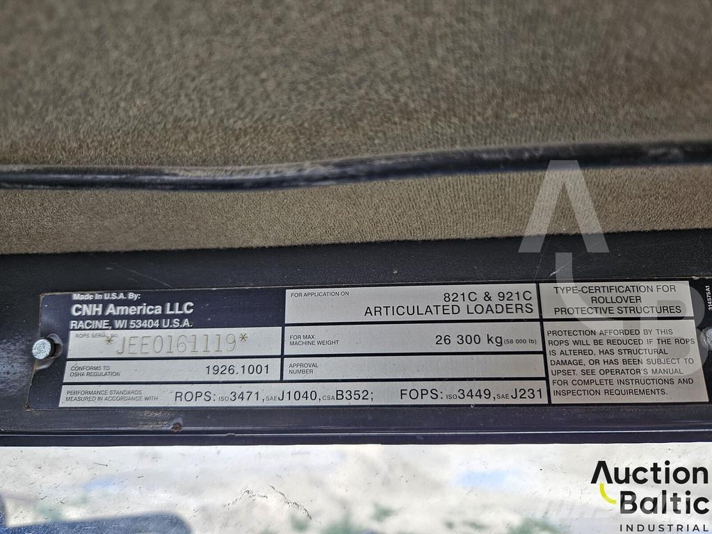 CASE 921C/2 Kolesni nakladalci