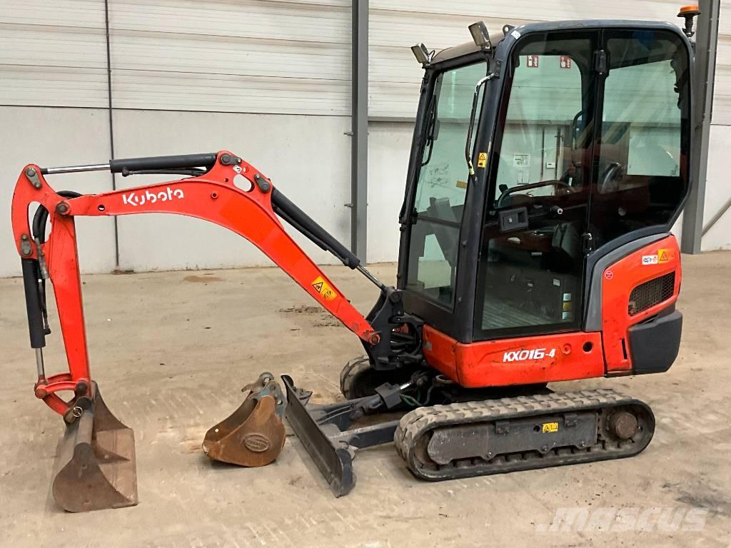 Kubota KX 016-4 Mini bagri <7t