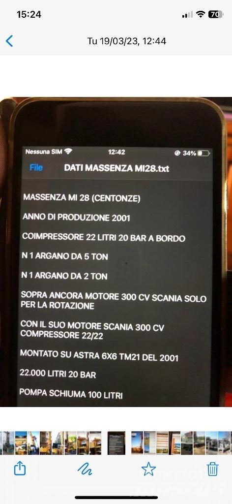 Massenza Mi 28 Naprave za vodne vrtine