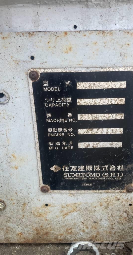 Sumitomo SC800 Dvigala na gosenicah