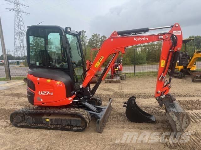Kubota U 27-4 Mini bagri <7t