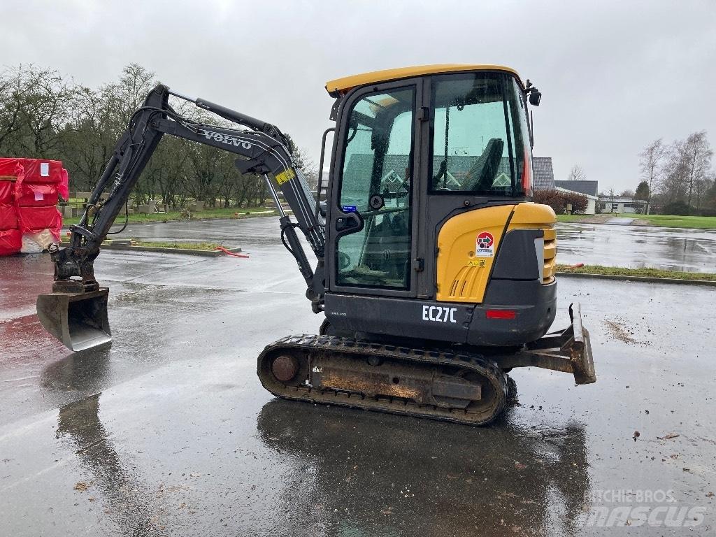Volvo Ec27 Mini bagri <7t