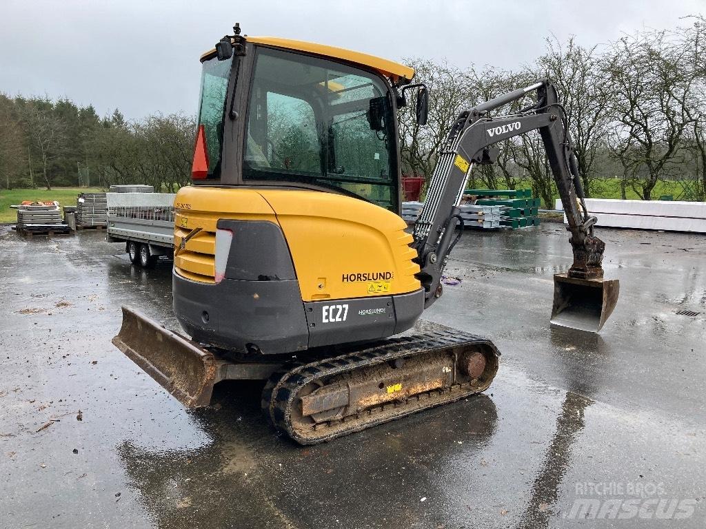 Volvo Ec27 Mini bagri <7t