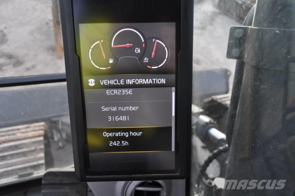 Volvo ECR 235 EL Bagri goseničarji