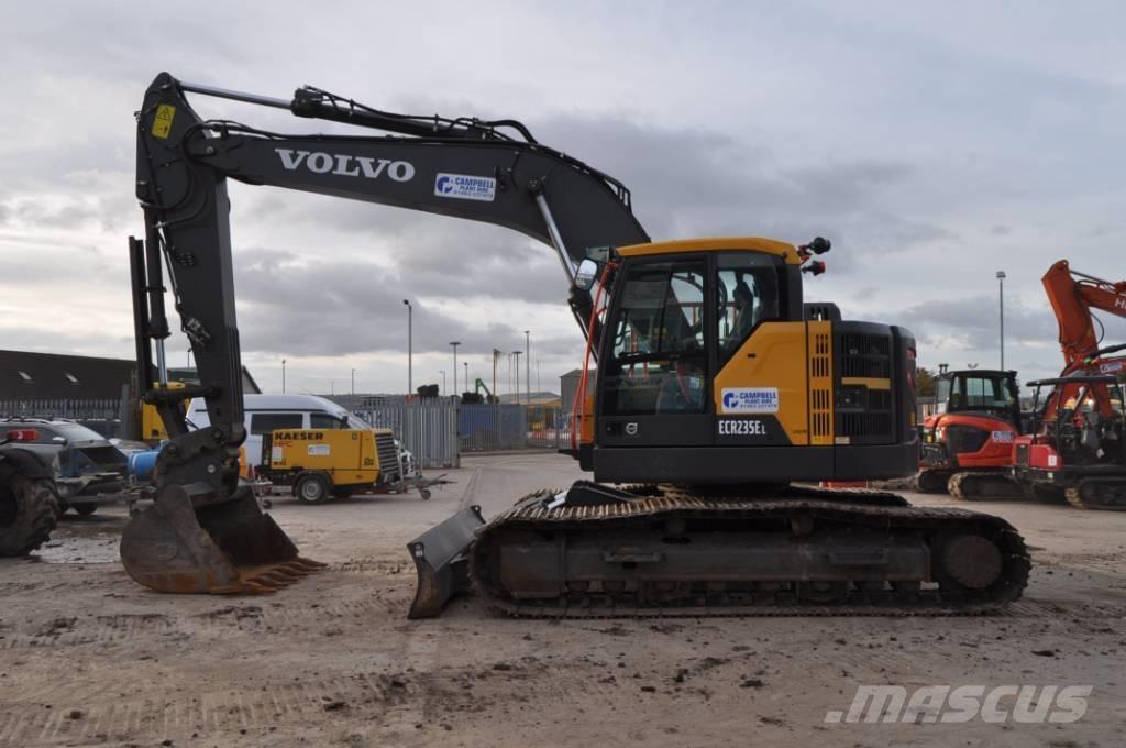 Volvo ECR 235 EL Bagri goseničarji