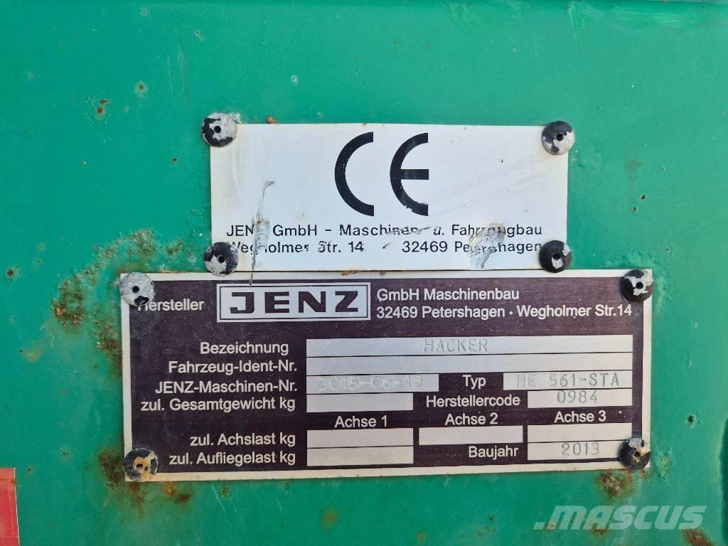 JENZ HE561STA Drobilci lesa