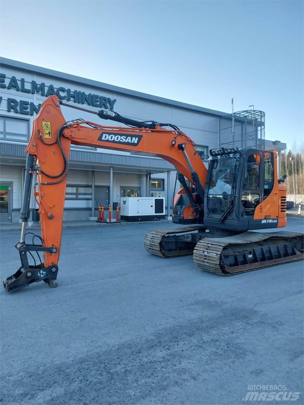 Doosan DX 140LCR 7 Bagri goseničarji
