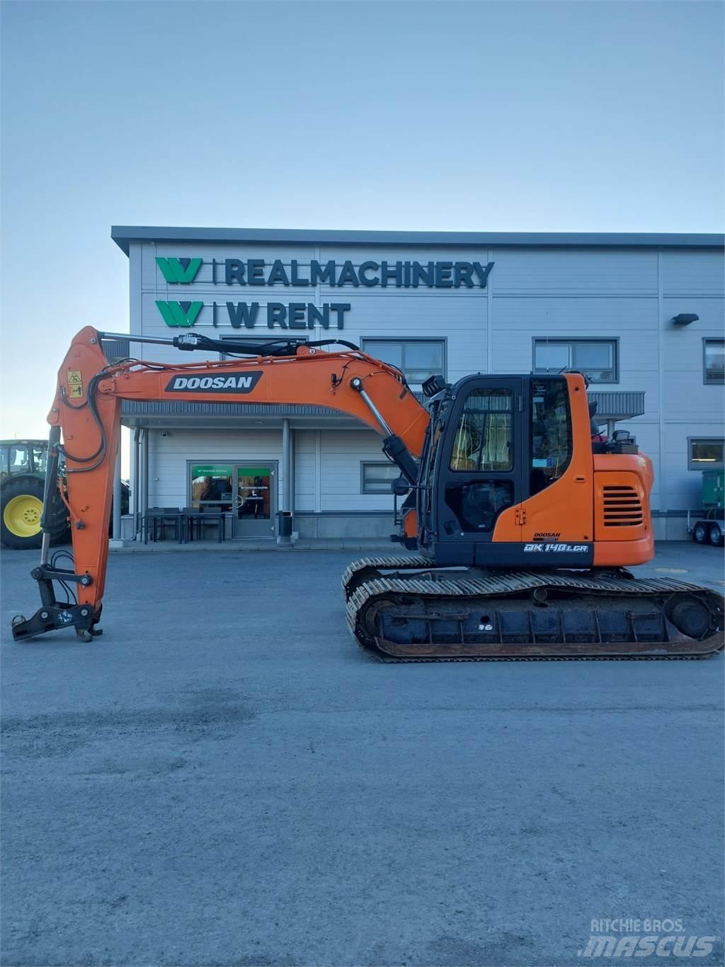 Doosan DX 140LCR 7 Bagri goseničarji
