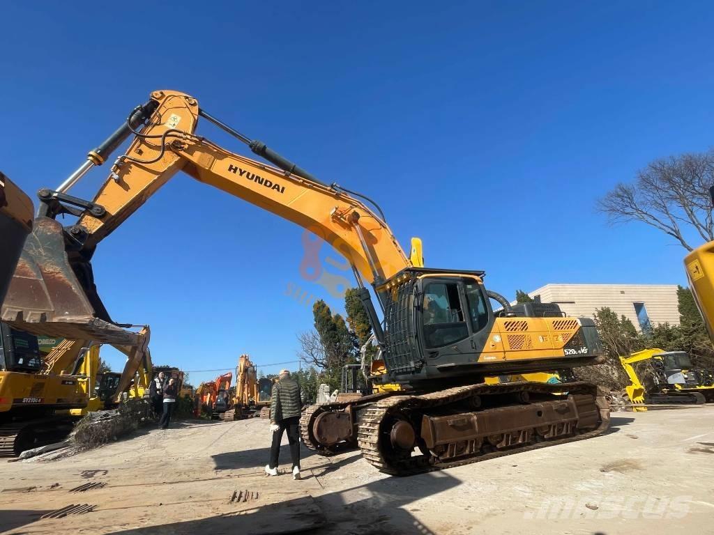 Hyundai Robex 520 VS Bagri goseničarji