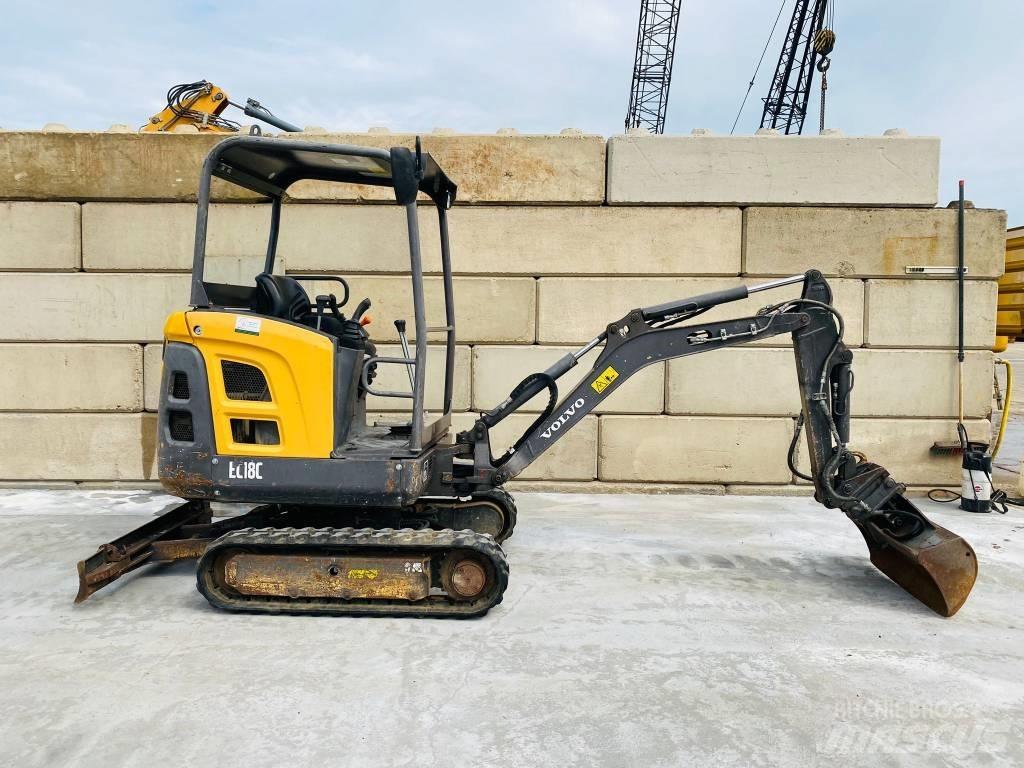 Volvo EC 18 C Mini bagri <7t