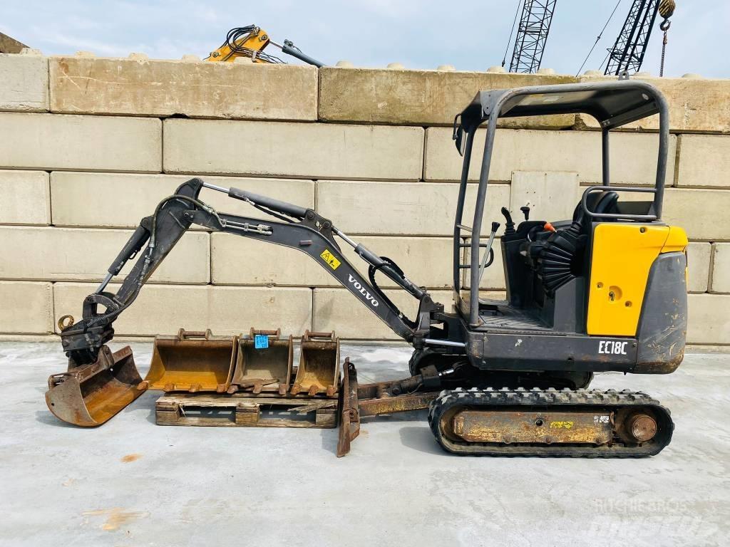 Volvo EC 18 C Mini bagri <7t